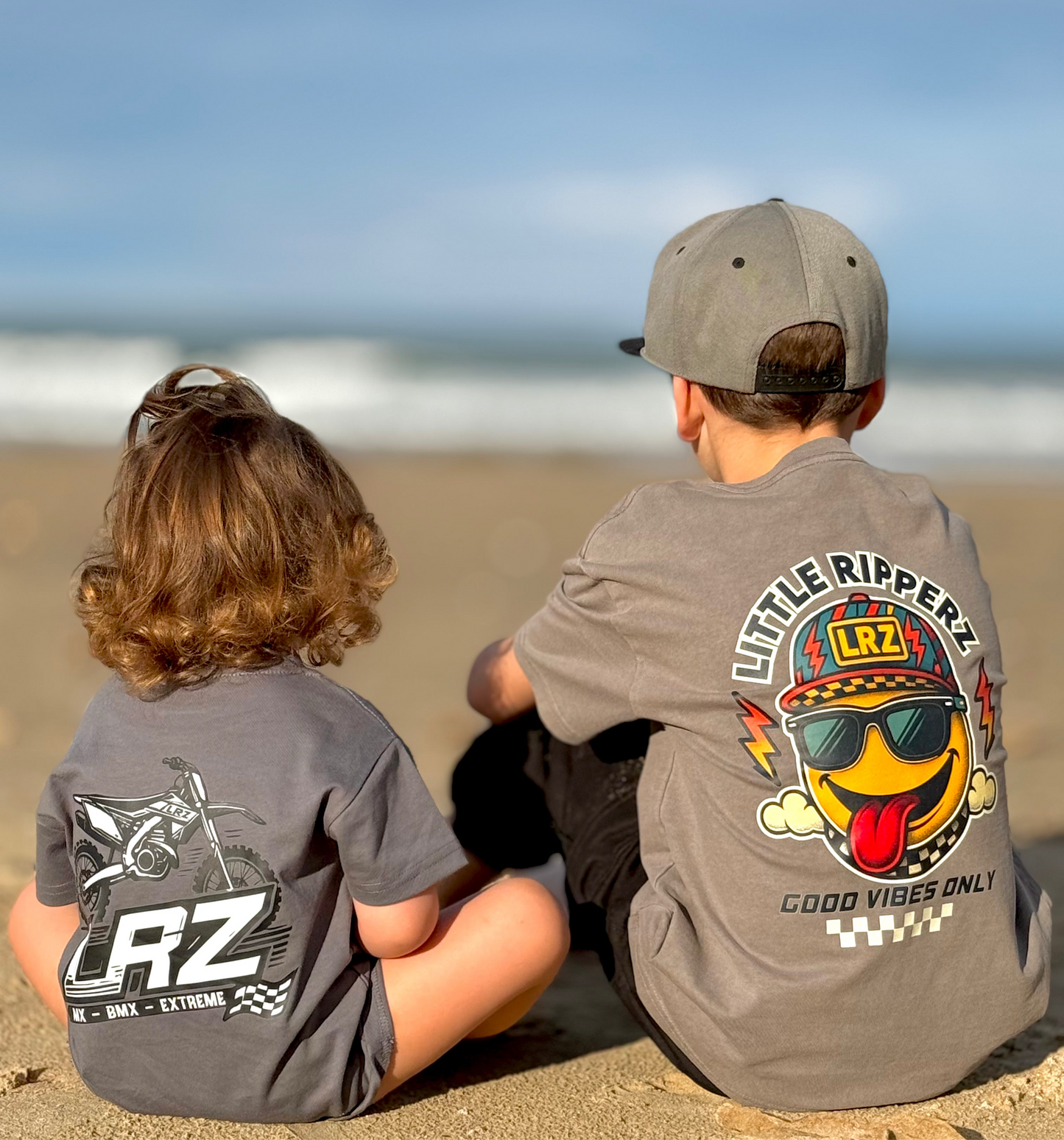 Stonewash Good vibes Tee