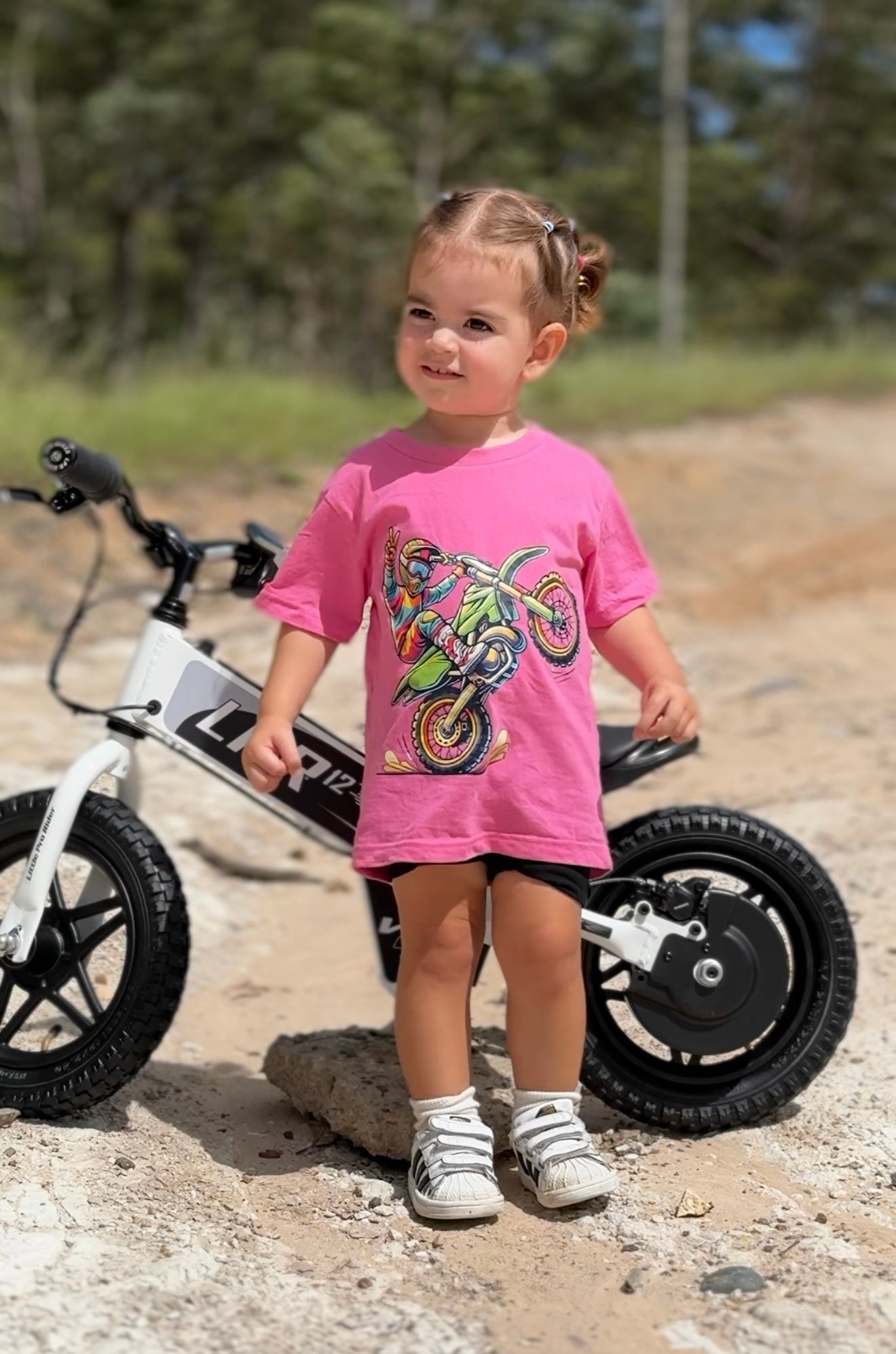 Wheelie Tee -Pink