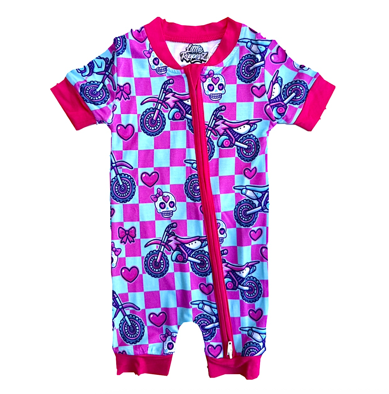 Pink checker Zippy