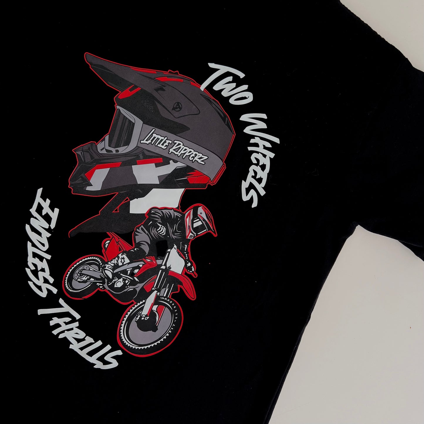 Two Wheels, Endless Thrills tee