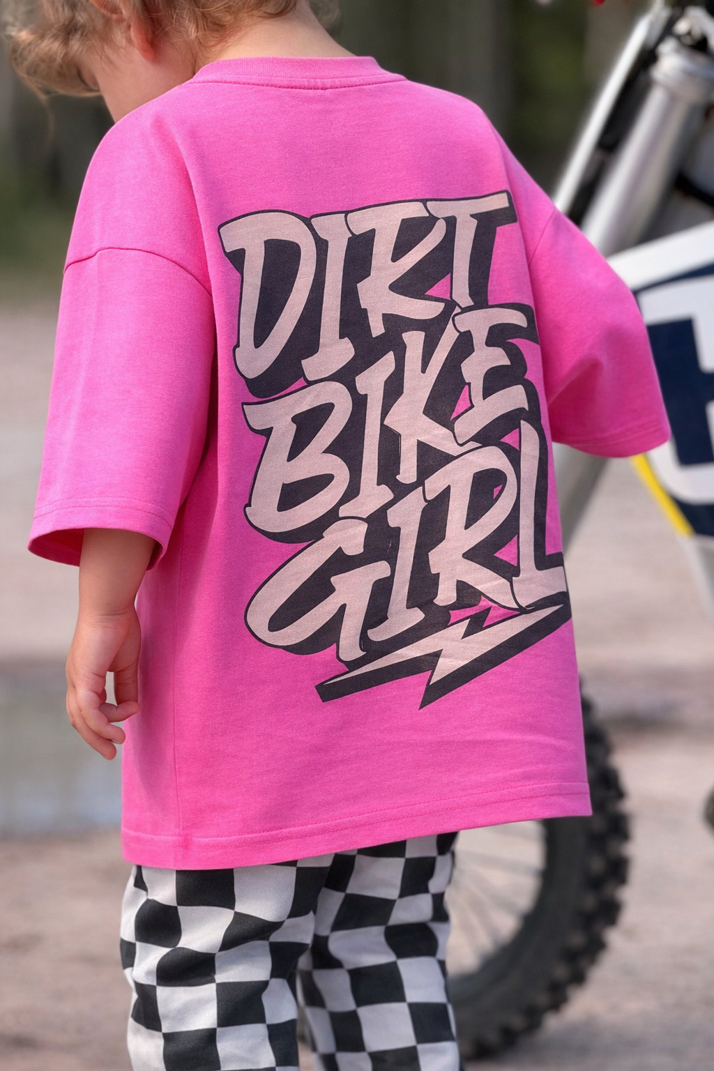 Dirtbike Girl Oversized Tee