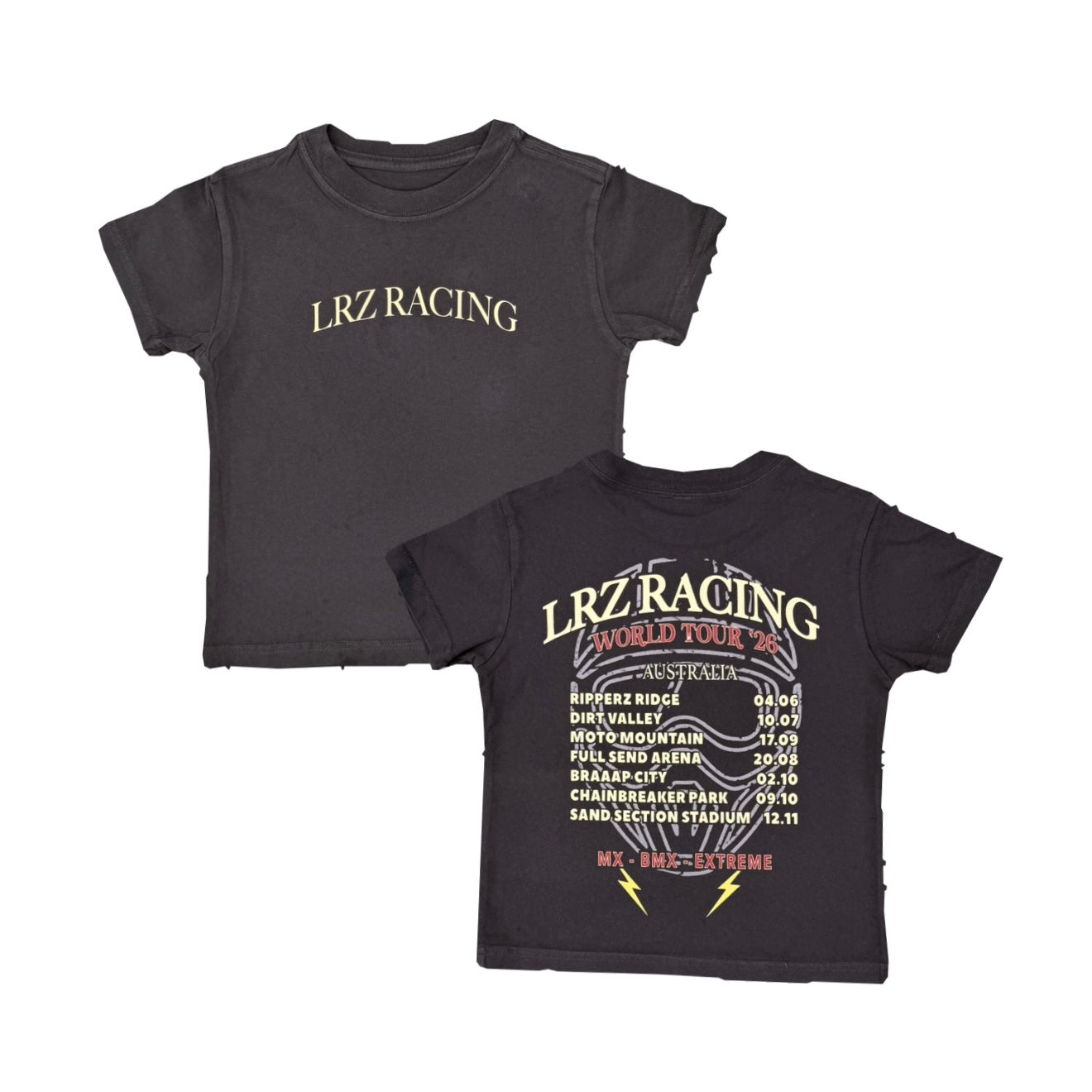 Lip Ripperz Ripper Ratz LRZ World Tour Racing Kids tee | Little Ripperz