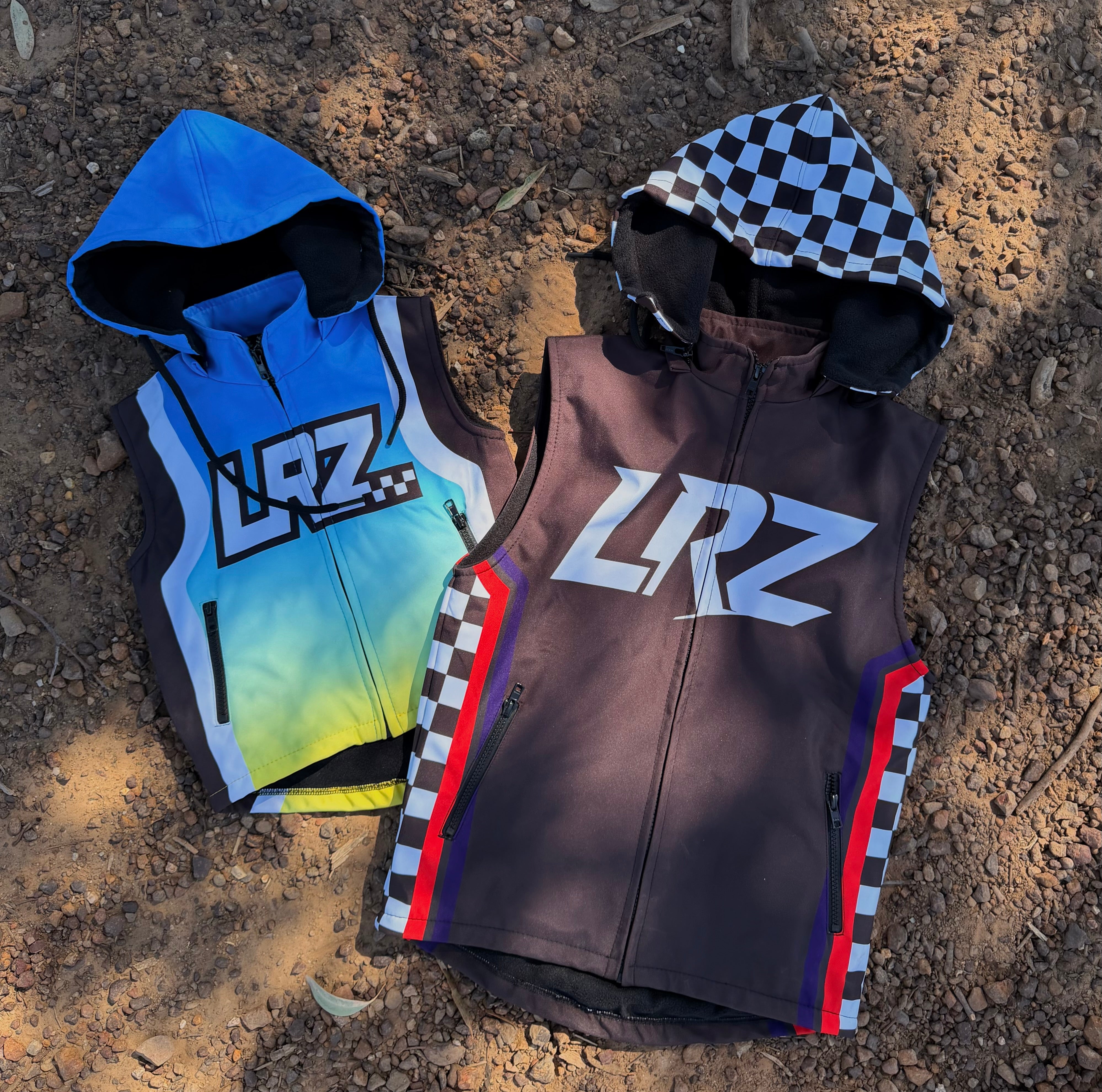 MX Softshell Vest - Blue Fade – Little Ripperz