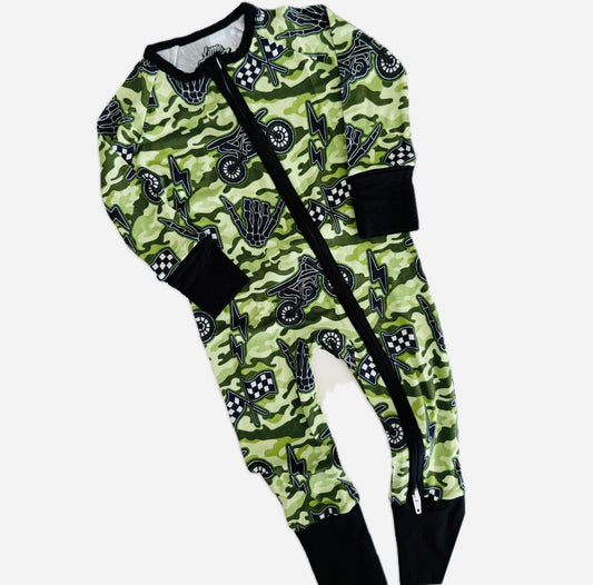 Green Camo Zippy
