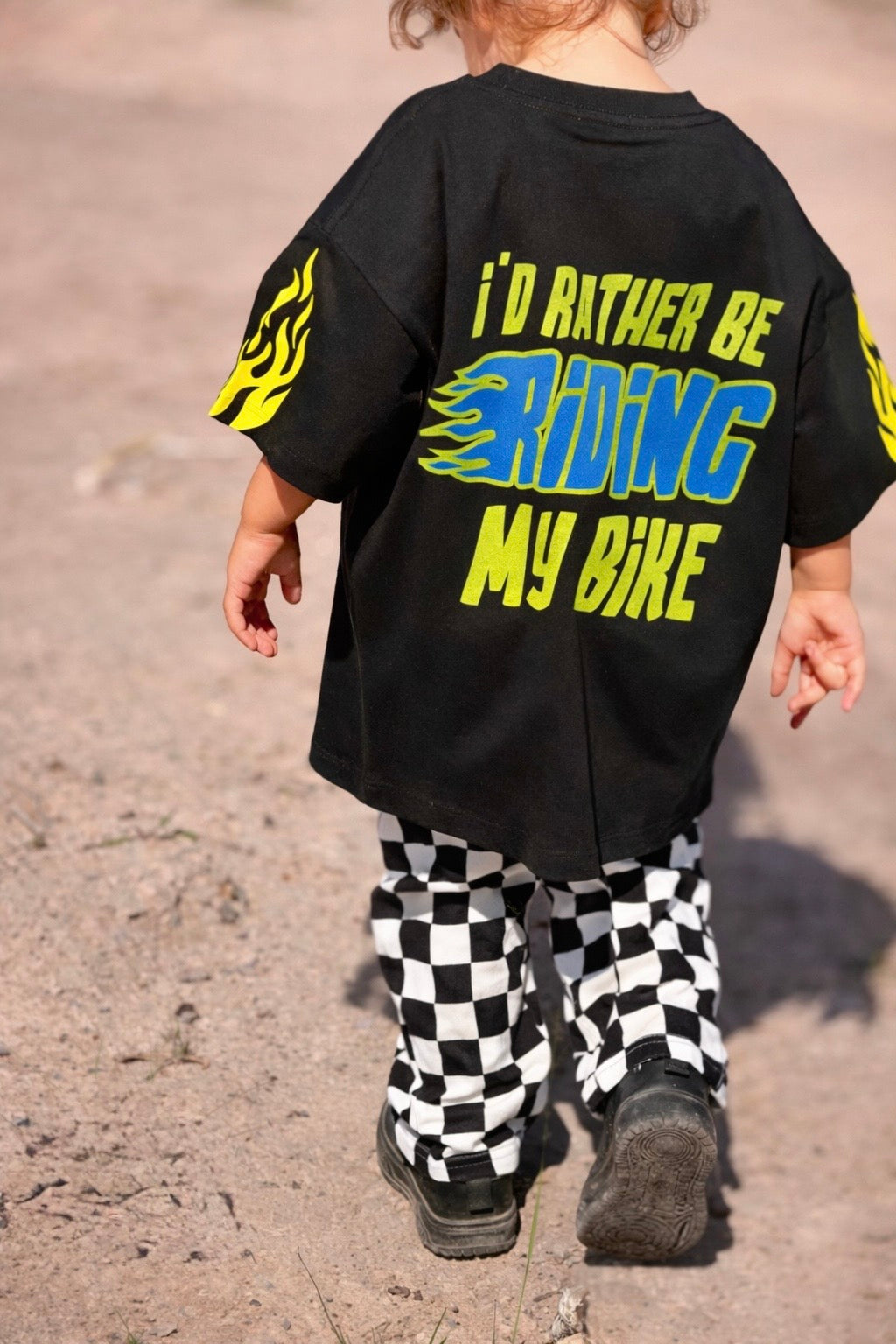 I'd rather be riding my bike Oversized Tee