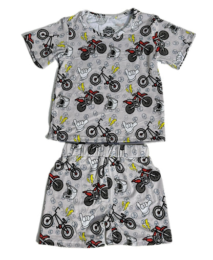 Grey Bike PJs