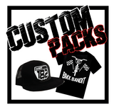 Custom Tee + Snapback pack