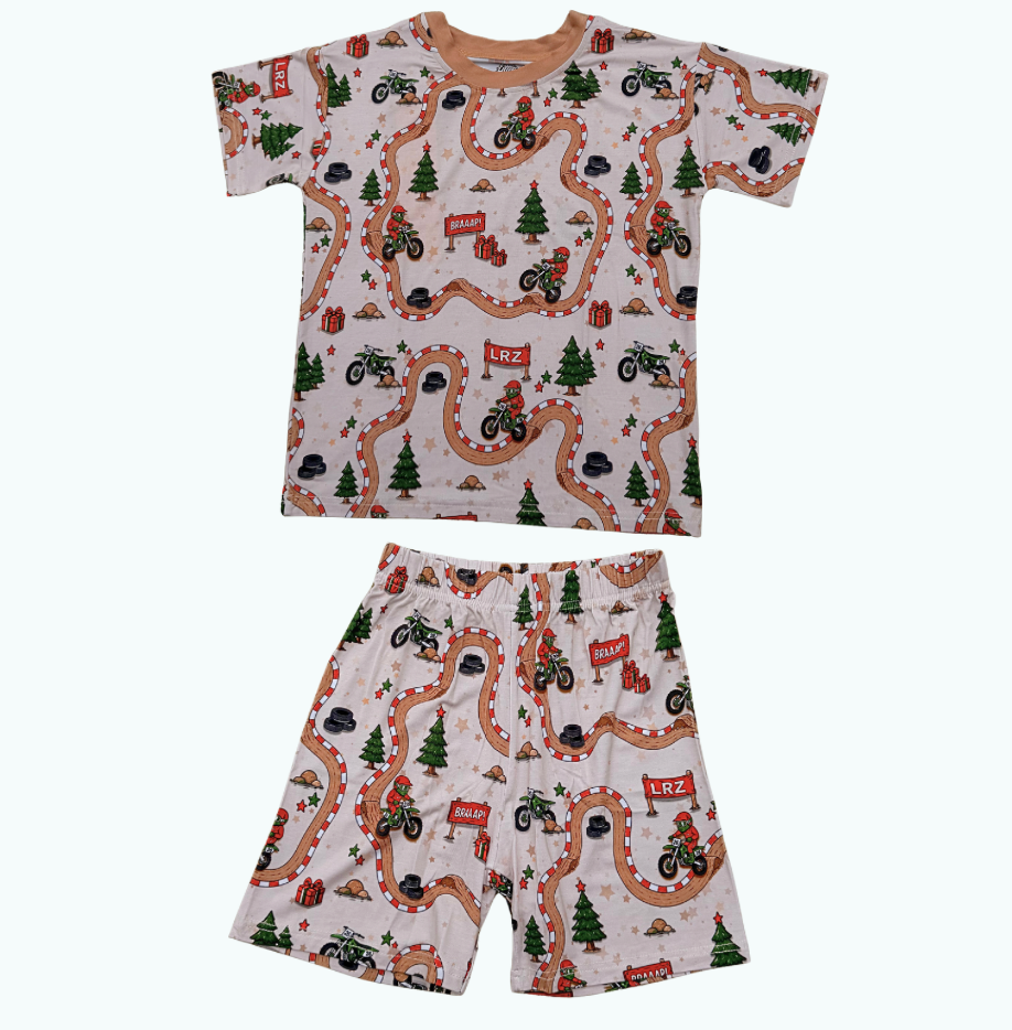 Xmas MX Track Pj Set