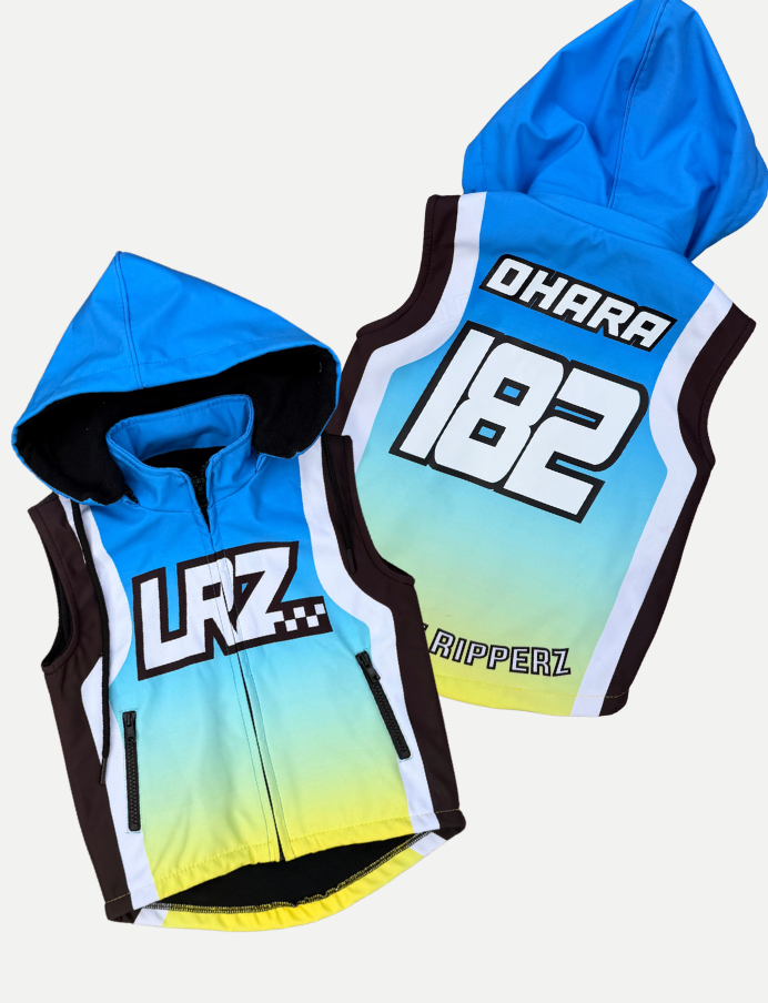 MX Softshell Vest - Blue Fade