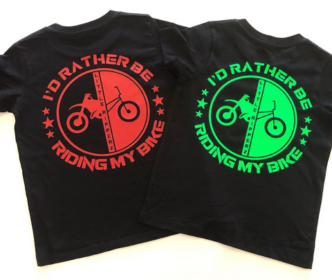 I'd rather be riding my bike tee