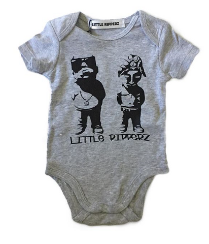 Biggie + Tupac onesie