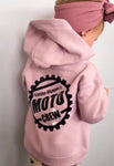 Moto crew hoodie - Blush